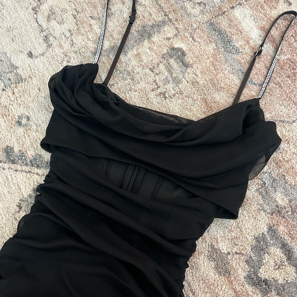 Oh Polly Black Cut Out Mini Dress Montpellier 0 - Picture 4 of 7